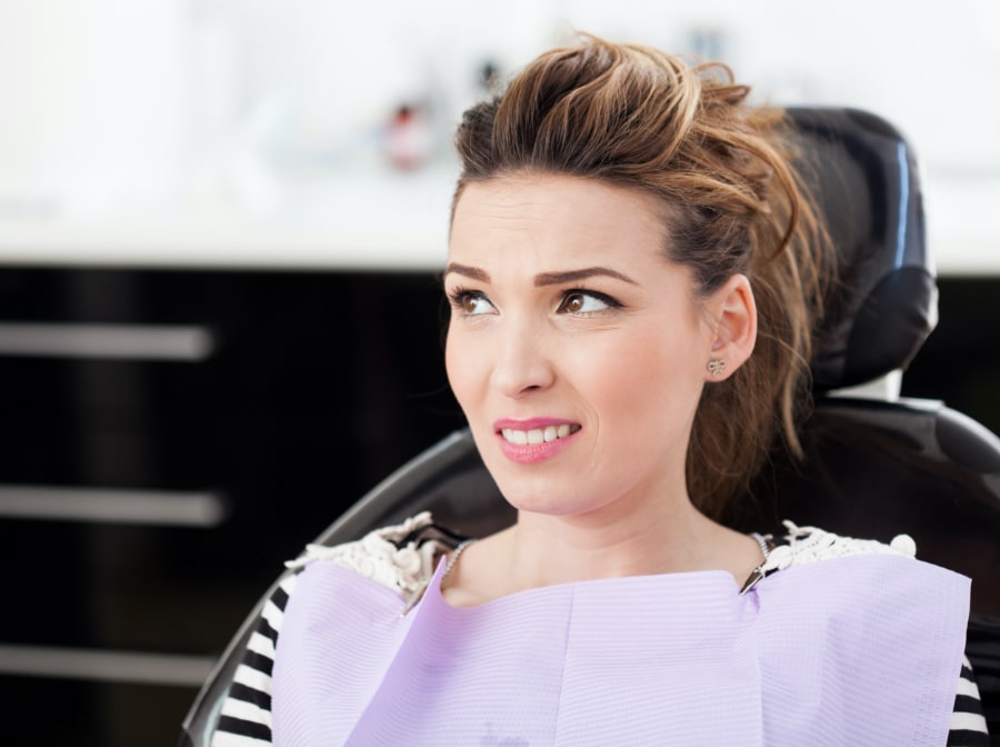 Fearful dental patient in need of sedation dentistry